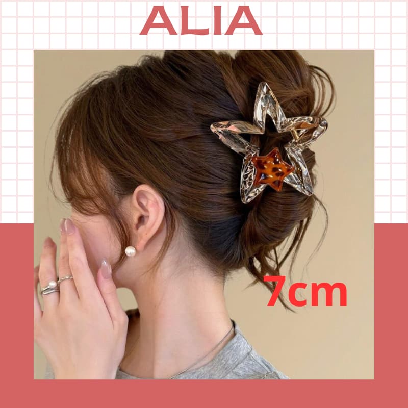 Kẹp Tóc Càng Cua Hai Ngôi Sao Thời Thượng Sang Trọng Dành Cho Nữ