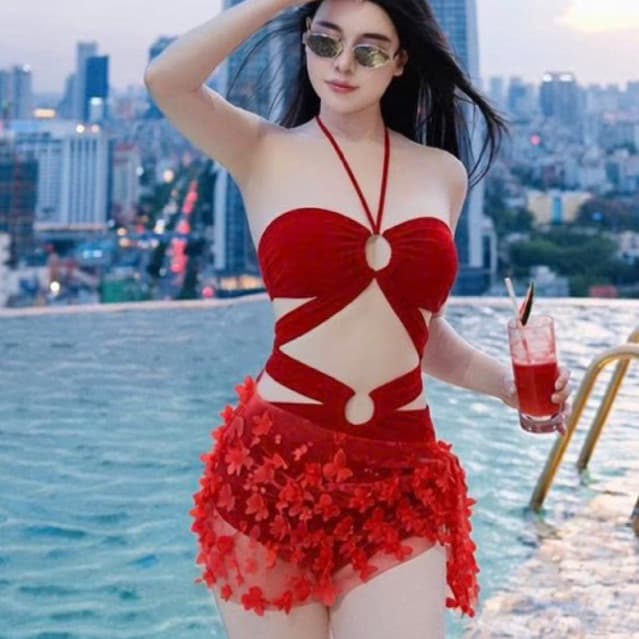 |ẢNH THẬT| Set Bikini 3 Món Hai Mảnh Kèm Áo MPB