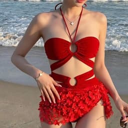 |ẢNH THẬT| Set Bikini 3 Món Hai Mảnh Kèm Áo MPB 4