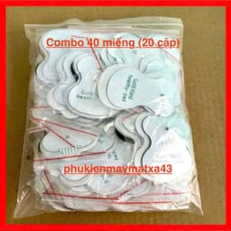 Combo 20 miếng (10 cặp) dán điện xung dành cho nhiều dòng máy massage vật lý trị liệu... 9