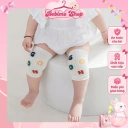 Đệm đầu gối chống trượt cho bé, miếng bảo vệ đầu gối bé tập bò co giãn mềm mại - Bebimo Shop 1