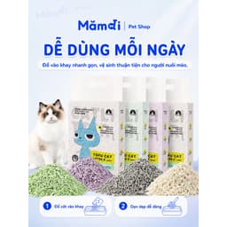 Cát Đậu Nành TaoTaoPets 6L 1.8kg Cho Mèo | Cát Vệ Sinh Hữu Cơ Vón Nhanh Khử Mùi Xả Bồn Cầu 8