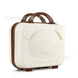 Cốp Vali Mini hình gấu với thiết kế sang chảnh,đựng đồ dùng cá nhân và mỹ phẩm vô cùng tiện lợi (ab) 1