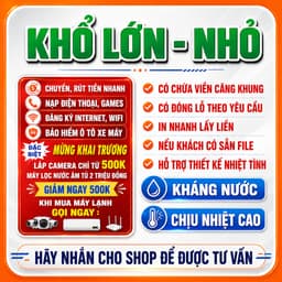 In Bạt Hiflet - Băng Rôn - Kích Thước Theo Yêu Cầu - Miễn Phí Thiết Kế, hỗ trợ đóng lỗ treo 3
