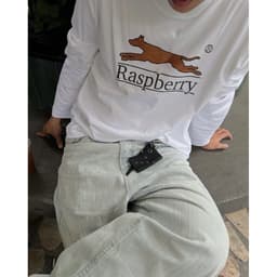 | 𝐋𝐨𝐧𝐠𝐭𝐞𝐞 | ÁO THUN TAY DÀI RASPBERRY CRACK HÀNG LOẠI 1 6