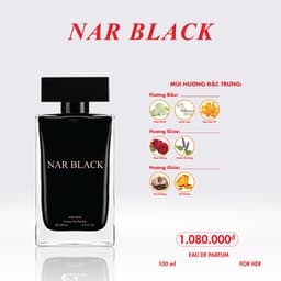 Nước hoa nữ ngọt ngào, sang trọng Nar Black 100ml - Mỹ phẩm chính hãng 3