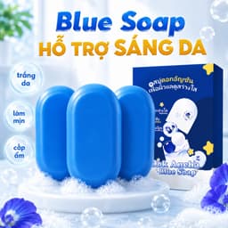 Xà phòng Tắm Sáng Da Dok Anchan Blue Soap - Hỗ trợ Sáng Mịn Da 65g 6