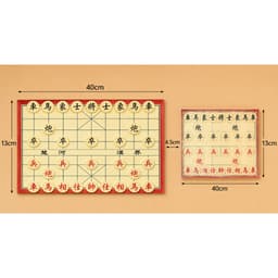 [Tặng bảng ghi điểm] Bộ Cờ Tướng Gỗ Gấp Gọn 2 Trong 1, Quân Cờ Gỗ Tròn, Bàn Cờ Tiện Lợi Dễ Mang  9