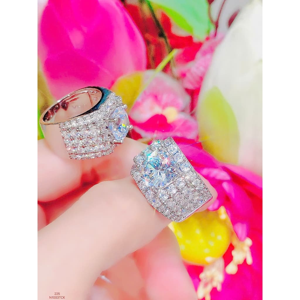 Nhẫn nam mạ vang N1222 N1003 -225  đính CZ sang trọng  Tubi Cony