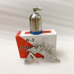 SÚNG PHUN SƠN MINI K3 ĐỎ ĐẦU PHUN 0.6MM DÙNG MÁY NÉN KHÍ BÌNH 125CC CHUYÊN PHUN DẶN, SƠN TỈA, SƠN MÔ HÌNH 2