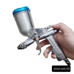 SÚNG PHUN SƠN MINI K3 ĐỎ ĐẦU PHUN 0.6MM DÙNG MÁY NÉN KHÍ BÌNH 125CC CHUYÊN PHUN DẶN, SƠN TỈA, SƠN MÔ HÌNH 4