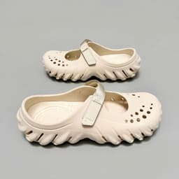 Dép sục mary jane echo nữ, giày sục đế răng cưa lót cao su chống trượt dáng ballet nữ tính tặng kèm charm, sticker 8