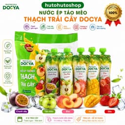 Combo 10 Túi Nước Ép Trái Cây DOCYA 120g Có 5 Vị Thơm Ngon Uống Liền Tiện Lợi Cho Cả Gia Đình|hutohutoshop 1