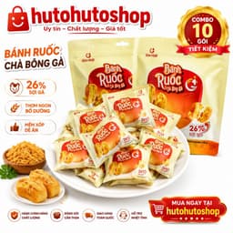 Bánh Ruốc Chà Bông Gà Gia Nhất – Mềm Xốp Thơm Ngon, 26% Sợi Gà, Bánh Ăn Vặt Dinh Dưỡng Hot Trend 1