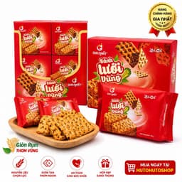 Bánh Lưới Vừng Gia Nhất Hộp Lớn – Giòn Tan Thơm Vừng, Bánh Ăn Vặt Cao Cấp, Hộp Quà Tặng Sang Trọng | Hutohutoshop 9