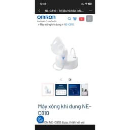 Máy xông khí dung Omron NE-C810 4