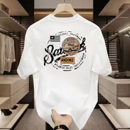 COD Áo thun nam 100% bông mẫu mới 2026 mùa hè, cao cấp dễ phối đồ phong cách thời trang 1