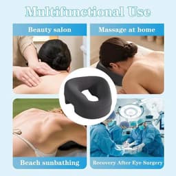 Gối úp mặt, Công thái học Memory Foam, thoáng khí, hỗ trợ massage mặt & cổ toàn diện 3