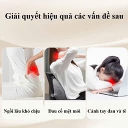 Gối úp mặt, Công thái học Memory Foam, thoáng khí, hỗ trợ massage mặt & cổ toàn diện 5