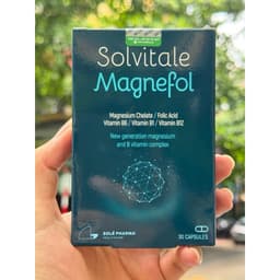 [Hàng cty full va.t]  Magie Hữu Cơ Hỗ Trợ Thần Kinh, Giấc Ngủ Và Giảm Tê Bì Chân Tay Hộp 30 Viên Solvitale Magnefol 2