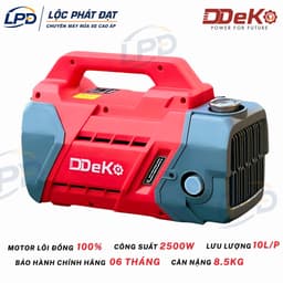Máy rửa xe 2500W DEKO DK-P2000A lõi đồng 100%, lưu lượng 10 lít/phút, Áp lực nước 120 Bar 1