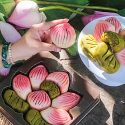 Set bánh Cửu Liên Sen 9 vị ít ngọt 500g - Trung thu ít ngọt - 9 bánh 9 vị giảm ngọt 6