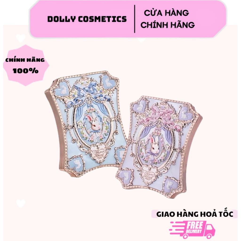 [ HỎA TỐC] FLOWER KNOWS – BẢNG PHẤN MẮT 6 Ô BST BUNNY GARDEN