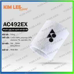 Băng cổ tay chặn mồ hôi YONEXxTHIENLONGVUONG - Băng đô, băng đầu- Băng chặn mồ hôi cầu lông Yonex ( hàng đẹp )- Chiếc 5