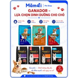 [1.2KG]Hạt Ganador Cho Chó 3 Túi x 400g | Thức Ăn Hạt Puppy Adult Nhiều Vị Lựa Chọn 7