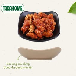 Combo Đĩa Vuông Sâu Thái Việt Nhật Đĩa Nhựa 1250/8/9, Bộ Đĩa Đựng Canh Món Xào Gia Đình - TADAHOME 3