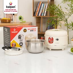 Nồi cơm điện lòng nồi Inox 304 liền khối KALPEN R16 1.2L hàng chính hãng 9