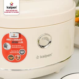 Nồi cơm điện lòng nồi Inox 304 liền khối KALPEN R16 1.2L hàng chính hãng 5