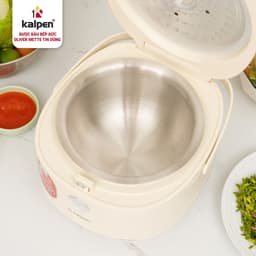Nồi cơm điện lòng nồi Inox 304 liền khối KALPEN R16 1.2L hàng chính hãng 7