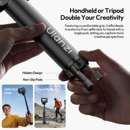 Chân máy Tripod ULANZI MT98 Foldable Selfie Stick Tripod | Gậy Chụp Ảnh Mini Tripod 57cm Xoay 180° - Chính Hãng 5