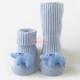 Tất cao cổ hình thú 3D cho bé, vớ dài nổi 3D cotton co giãn giữ ấm chân bé trai bé gái - Bebimo Shop 2