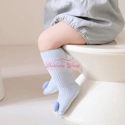 Vớ cao cổ cho bé cotton mềm đi chơi đi học, tất dài hình gấu ếch thỏ mèo 3D xinh - Bebimo Shop 3