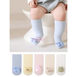 Tất cao cổ hình thú 3D cho bé, vớ dài nổi 3D cotton co giãn giữ ấm chân bé trai bé gái - Bebimo Shop 5