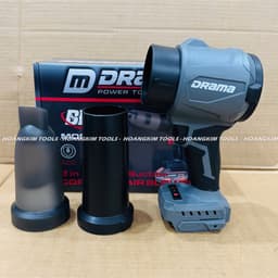 Máy Thổi Phản Lực Kèm Hút Bụi DRAMA 5010, Áp Lực Gió 1000g, 3 Cấp Tốc Độ - Chân Phổ Thông 6