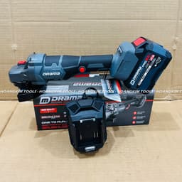 Máy Mài, Máy Cắt Pin DRAMA AG7600PRO Công Tắc Bụng, Không Chổi Than, Motor Ruột Đồng, 3 Cấp Tốc Độ 6