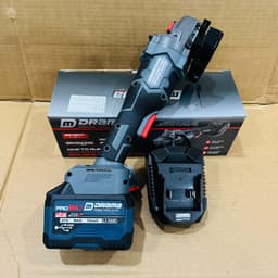 Máy Mài, Máy Cắt Pin DRAMA AG7600PRO Công Tắc Bụng, Không Chổi Than, Motor Ruột Đồng, 3 Cấp Tốc Độ 3