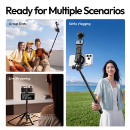 Chân máy Tripod Ulanzi MT-44M Gậy Selfie 149cm MagSafe Bluetooth Remote Vlog Điện Thoại Máy Ảnh 5