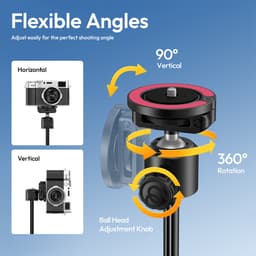 Chân máy Tripod Ulanzi MT-44M Gậy Selfie 149cm MagSafe Bluetooth Remote Vlog Điện Thoại Máy Ảnh 3