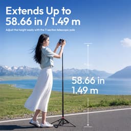 Chân máy Tripod Ulanzi MT-44M Gậy Selfie 149cm MagSafe Bluetooth Remote Vlog Điện Thoại Máy Ảnh 6