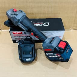 Máy Mài, Máy Cắt Pin DRAMA 5122B-PRO Công Tắc Bụng, Không Chổi Than, Motor Ruột Đồng, 3 Cấp Tốc Độ 6