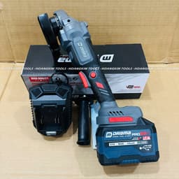 Máy Mài, Máy Cắt Pin DRAMA 5122B-PRO Công Tắc Bụng, Không Chổi Than, Motor Ruột Đồng, 3 Cấp Tốc Độ 7