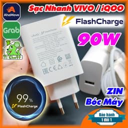 [ZIN Bóc Máy] Sạc Siêu Nhanh 90W Flash Charge VIVO X300 / iQOO Z10 Chính Hãng 1