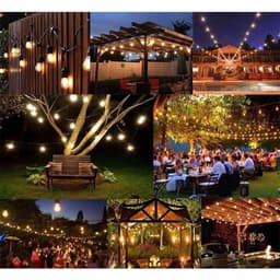 Dây Đèn Trang Trí Ngoài Trời 5m 10m 20m Chống Nước - Đèn Sân Vườn Quán Cafe Quán Trà Sữa 3