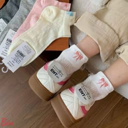 🧦🎀 SET 6 ĐÔI TẤT NỮ CỔ NGẮN – XINH XẮN, ÊM CHÂN, DỄ PHỐI ĐỒ 🎀🧦 AB33 7