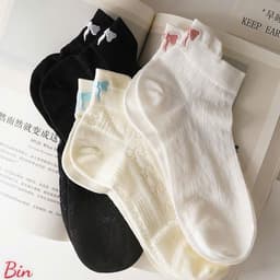 🧦🎀 SET 6 ĐÔI TẤT NỮ CỔ NGẮN – XINH XẮN, ÊM CHÂN, DỄ PHỐI ĐỒ 🎀🧦 AB33 2