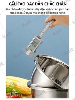 Thau Inox 304 Sâu Lòng Nhiều Cỡ 18 - 40cm Chống Gỉ Có Viền Dày Đựng Đồ Đa Năng KALT DT260700501 7